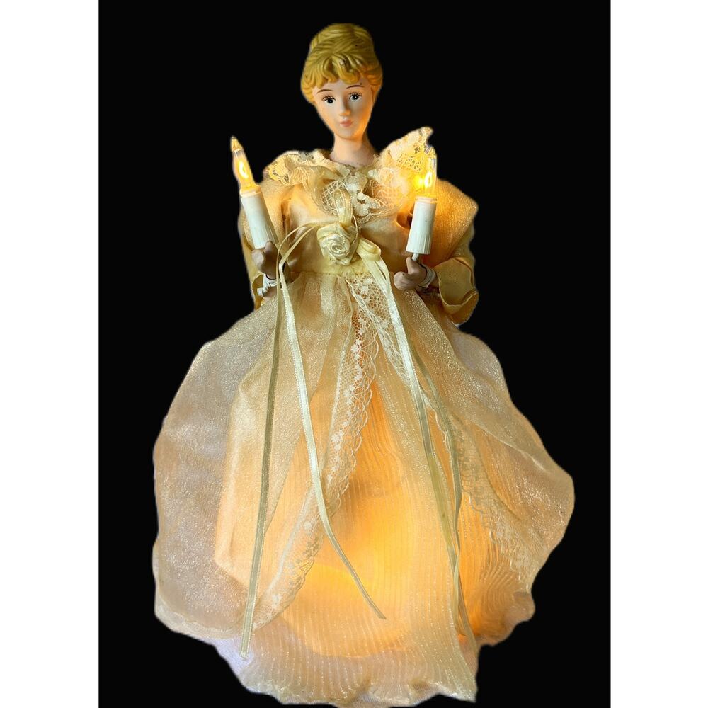 Light Up Angel Christmas Tree Topper